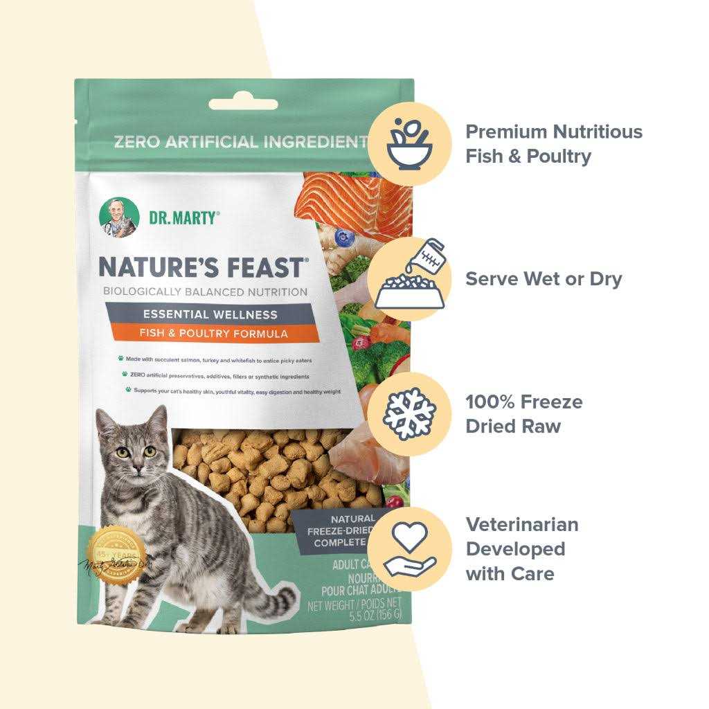 Freeze Dried Raw Cat Food Fish & Poultry A33801