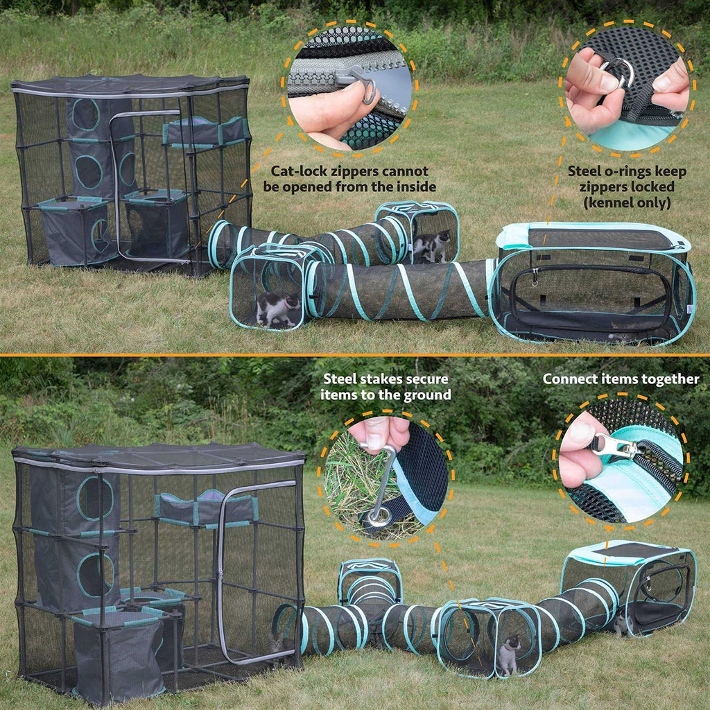 Indoor Outdoor Cat Furniture with Scratching Posts O27135