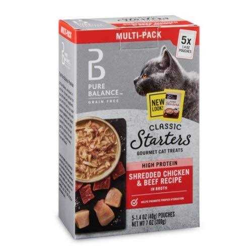 Shredded Chicken & Beef Broth Cat Treats B669322