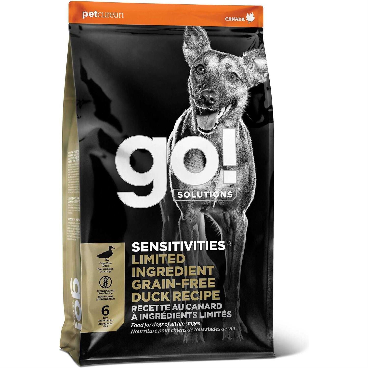 Go! Solutions Sensitivities Limited Ingredient Duck Grain-Free Dry Dog Food - Pet Supplies online store