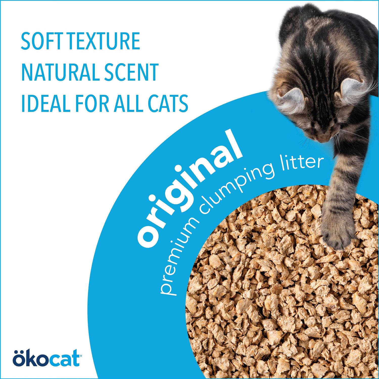 Natural Wood Clumping Cat Litter D7387