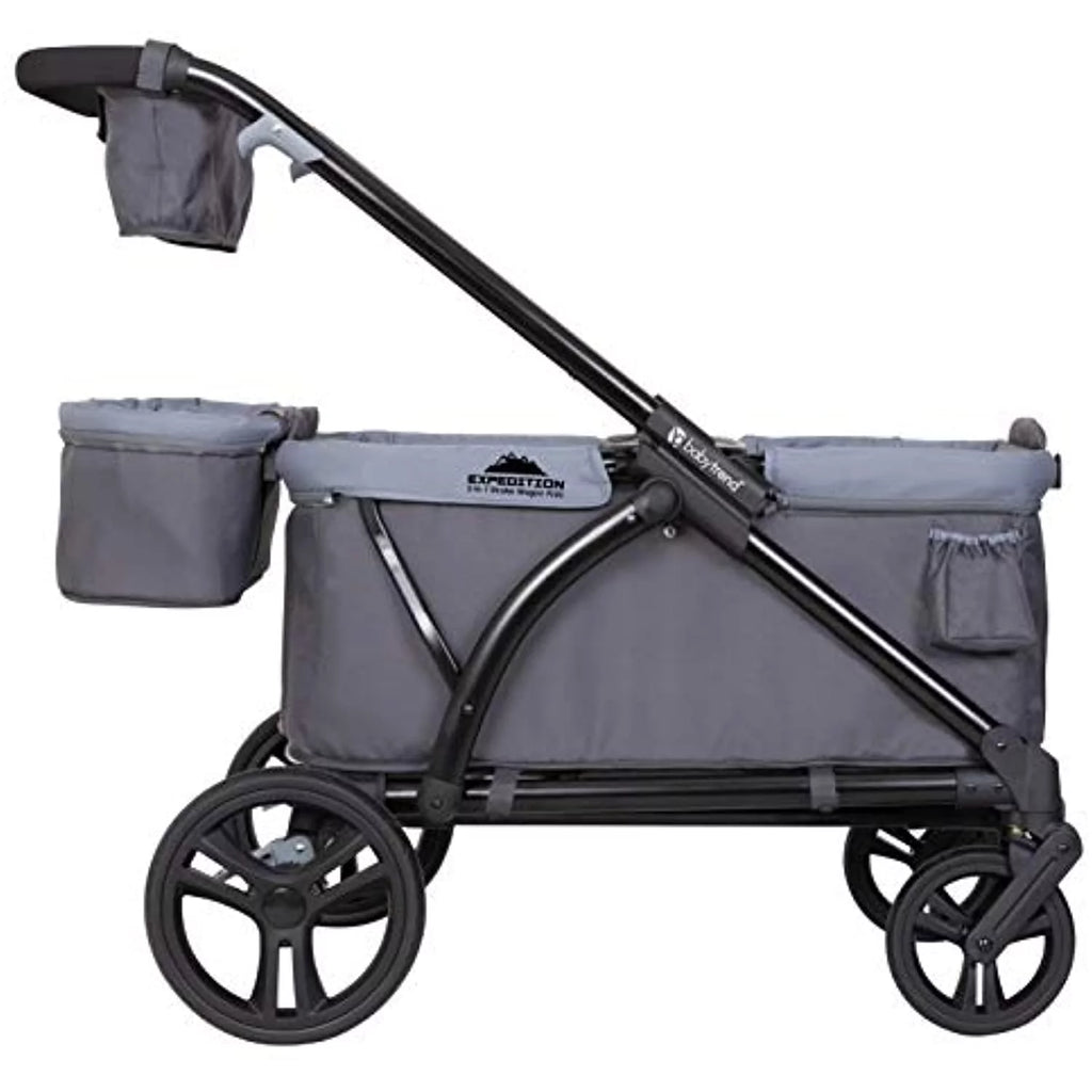 Wagon Stroller, Solid Print Gray P92441