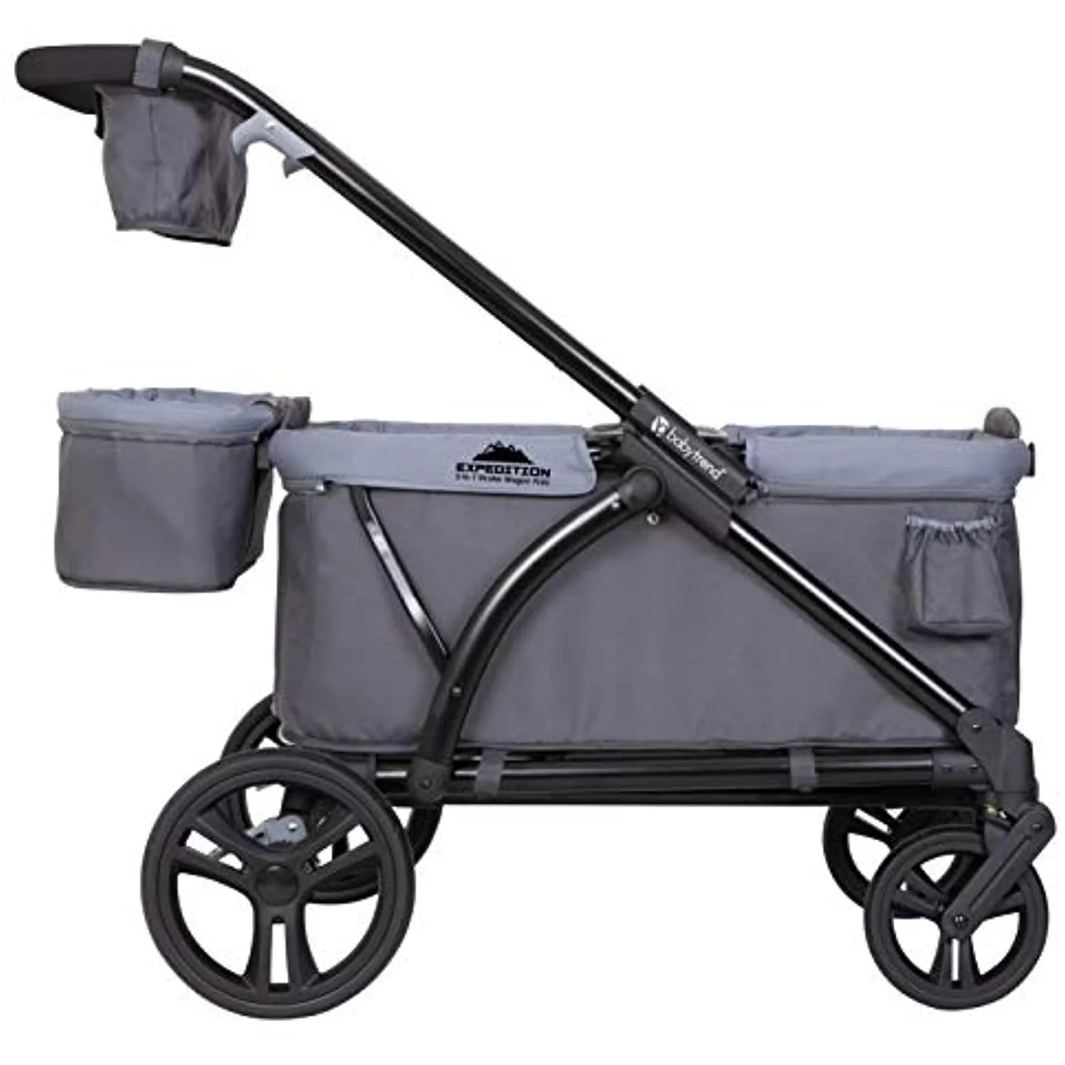 Wagon Stroller, Solid Print Gray P92441