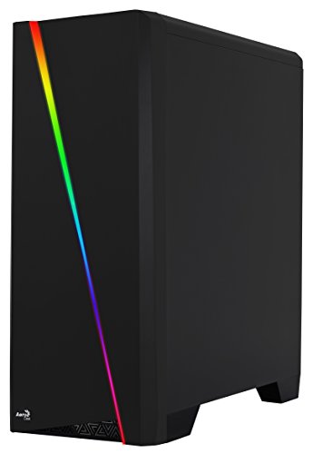 Mid Tower PC Case with Acrylic Side Window, Black W1965