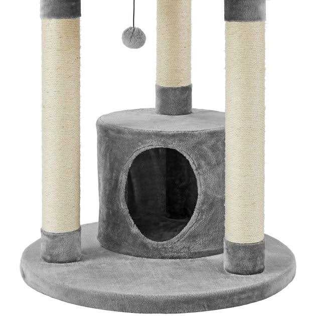Heavy Duty Faux Fur Cat Tree Condo I790