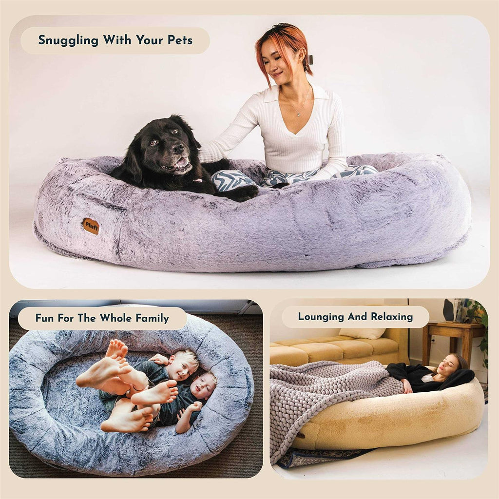 Human Dog Bed for Adults - Extra Large Floor Lounger Q641