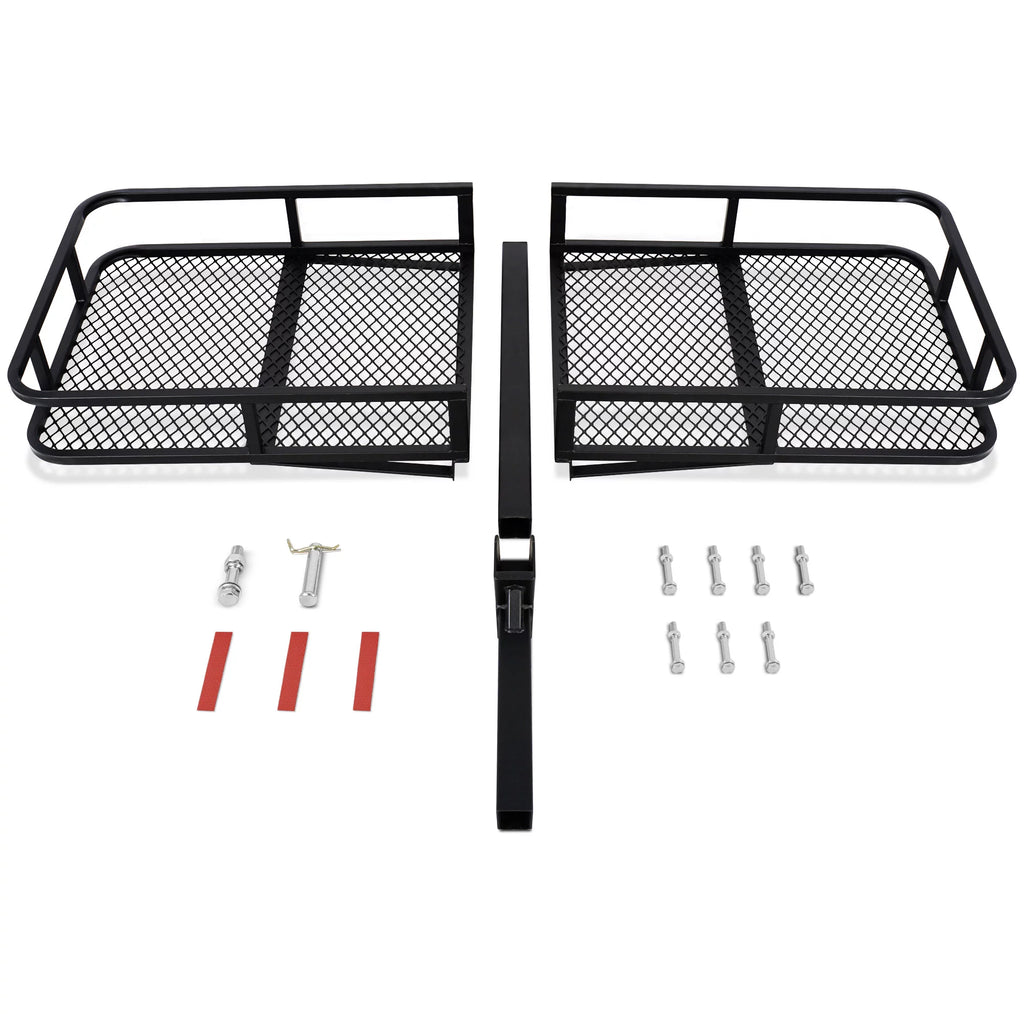 Folding Cargo Carrier Luggage Basket 2" Receiver Hitch 60" R34916