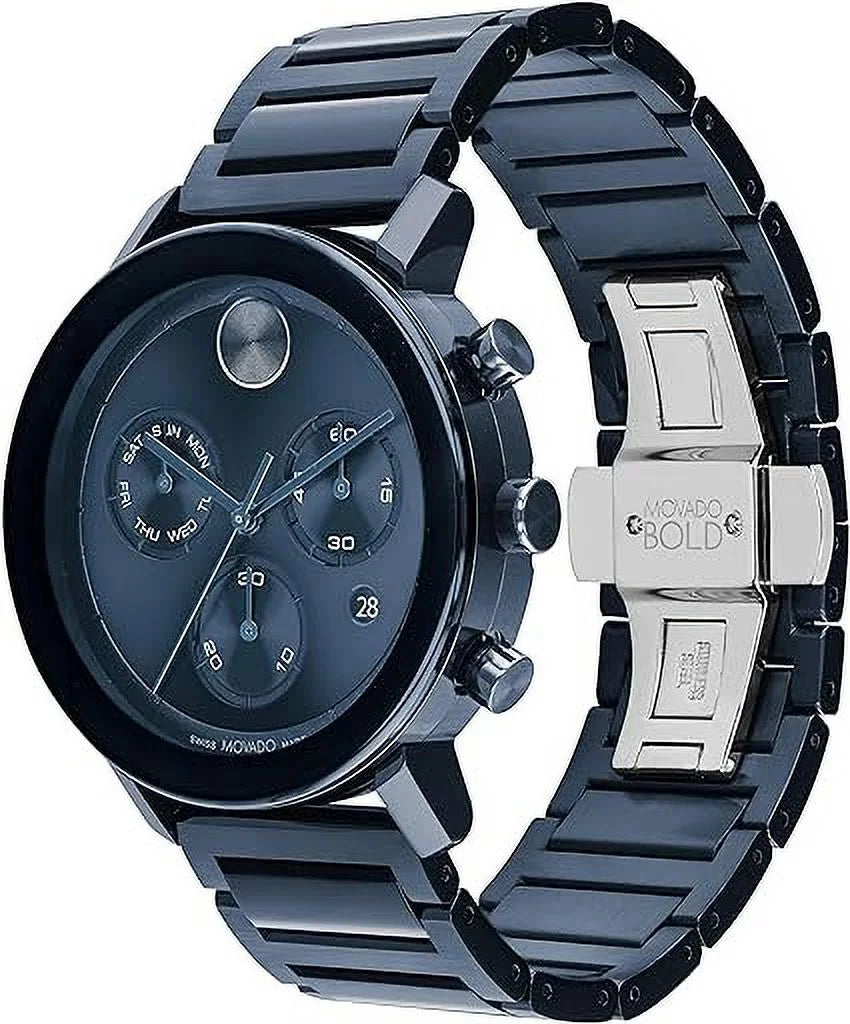 Men's Chronograph Quartz Blue Dial Watch M64602