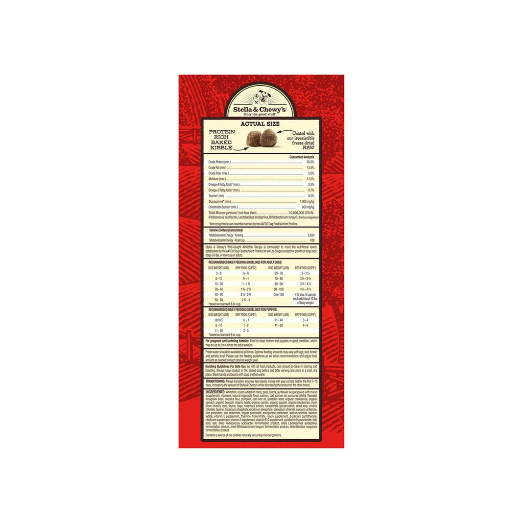 Raw Coated Dog Kibble Wild Caught Whitefish Q2154