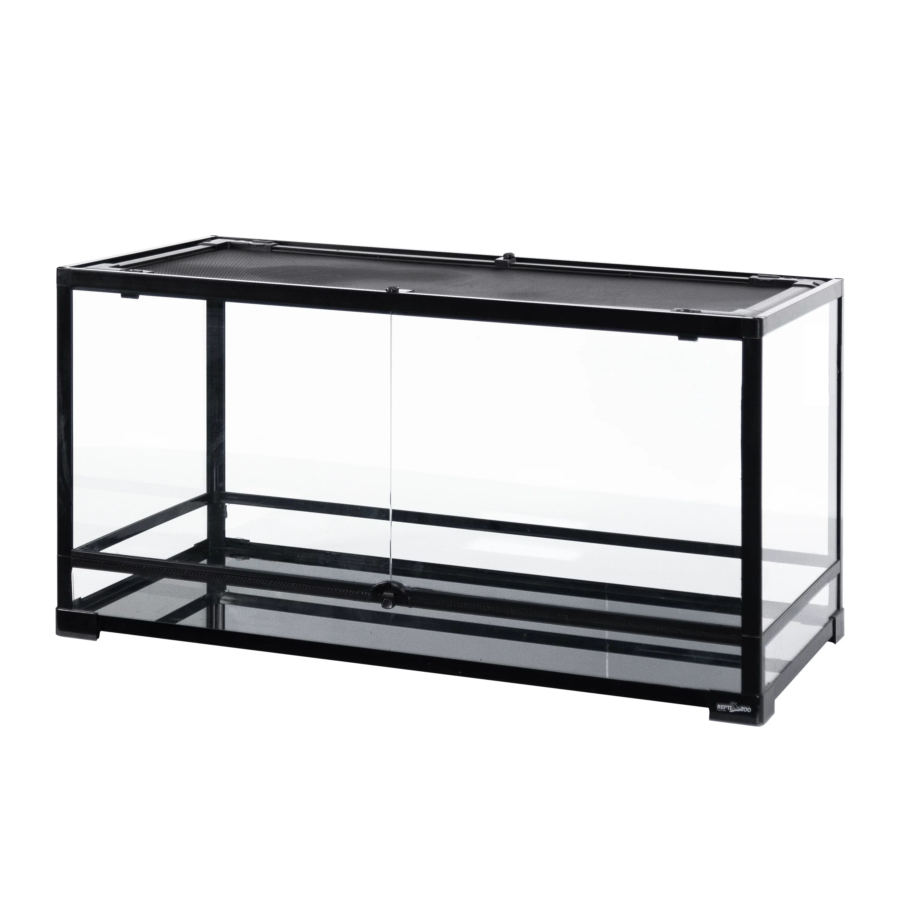 Glass Reptile Terrarium 50 Gallon Front Opening Habitat Tank L779