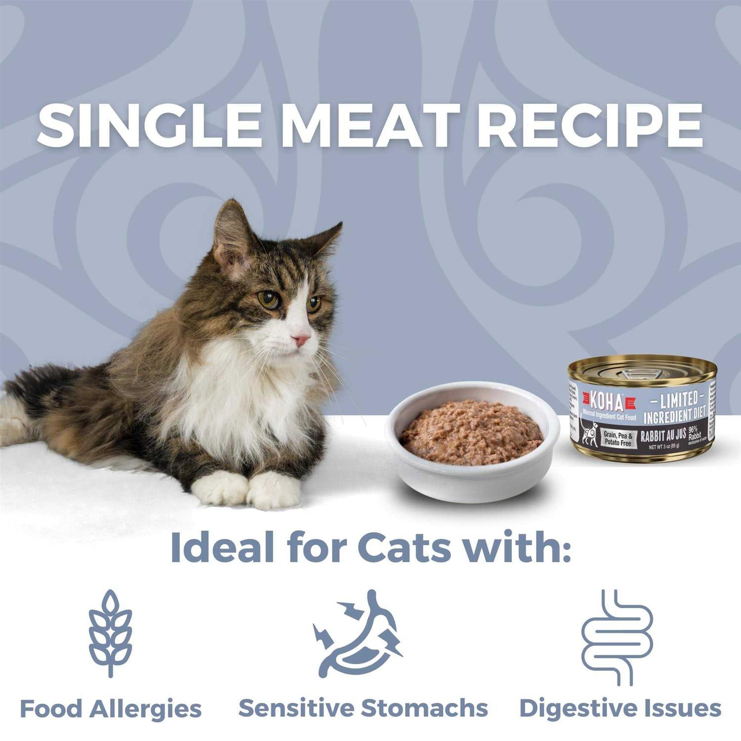 Rabbit Pate Wet Cat Food for Sensitive Stomachs Q818880