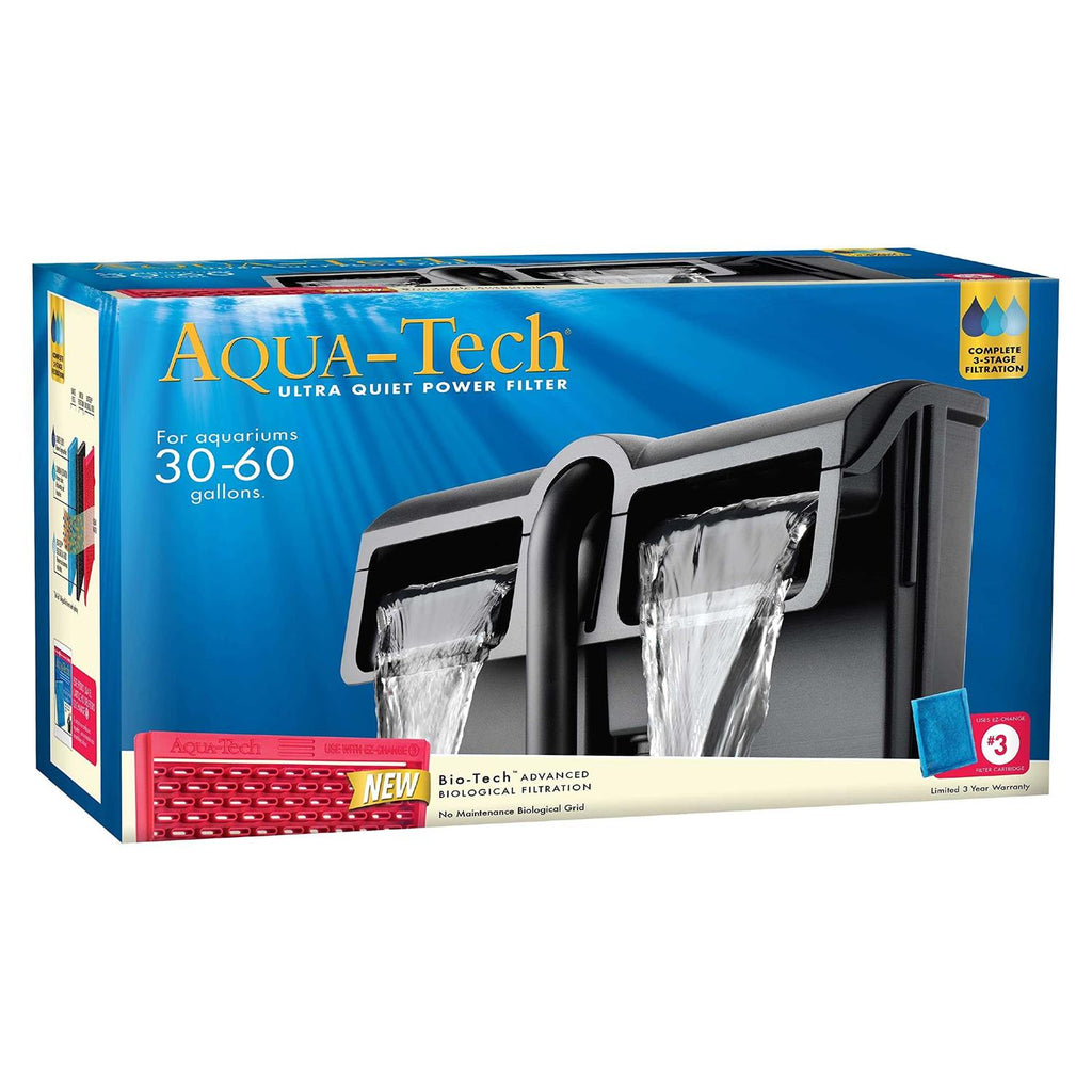 Aqua-Tech Power Aquarium Filter 3-Step Filtration - Pet Supplies online store