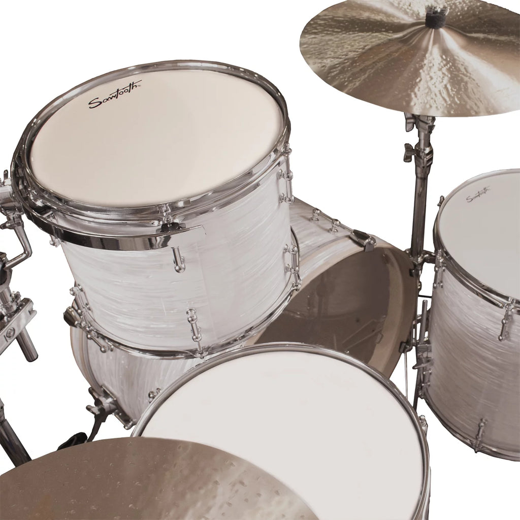 4-Piece Drum Shell Pack with 24" Bass Drum, White Oyster V572357