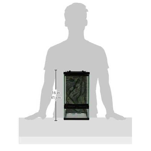 Front Opening Terrarium with Realistic Rock Foam Background V41761