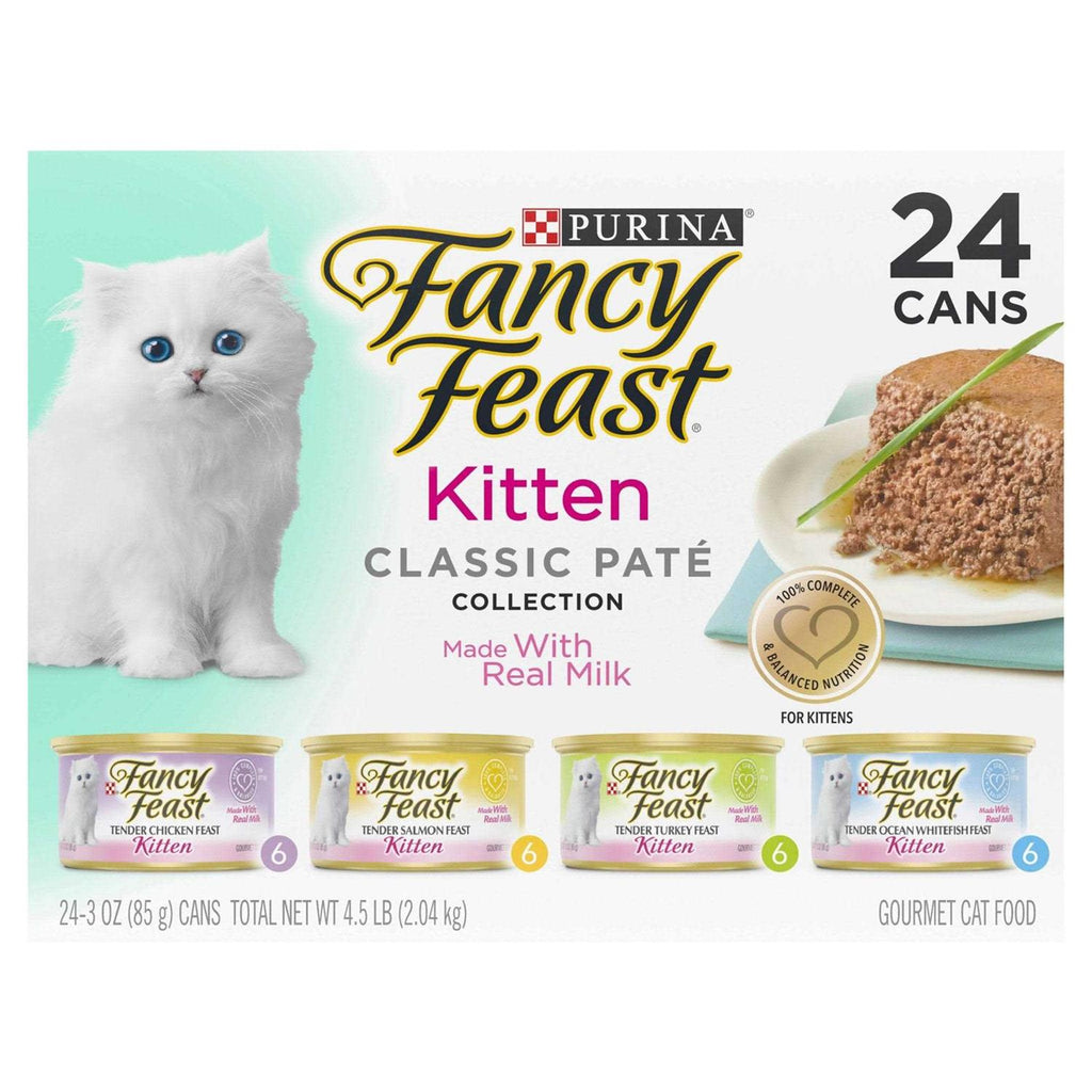 Grain Free Pate Wet Kitten Food Variety Pack T11178