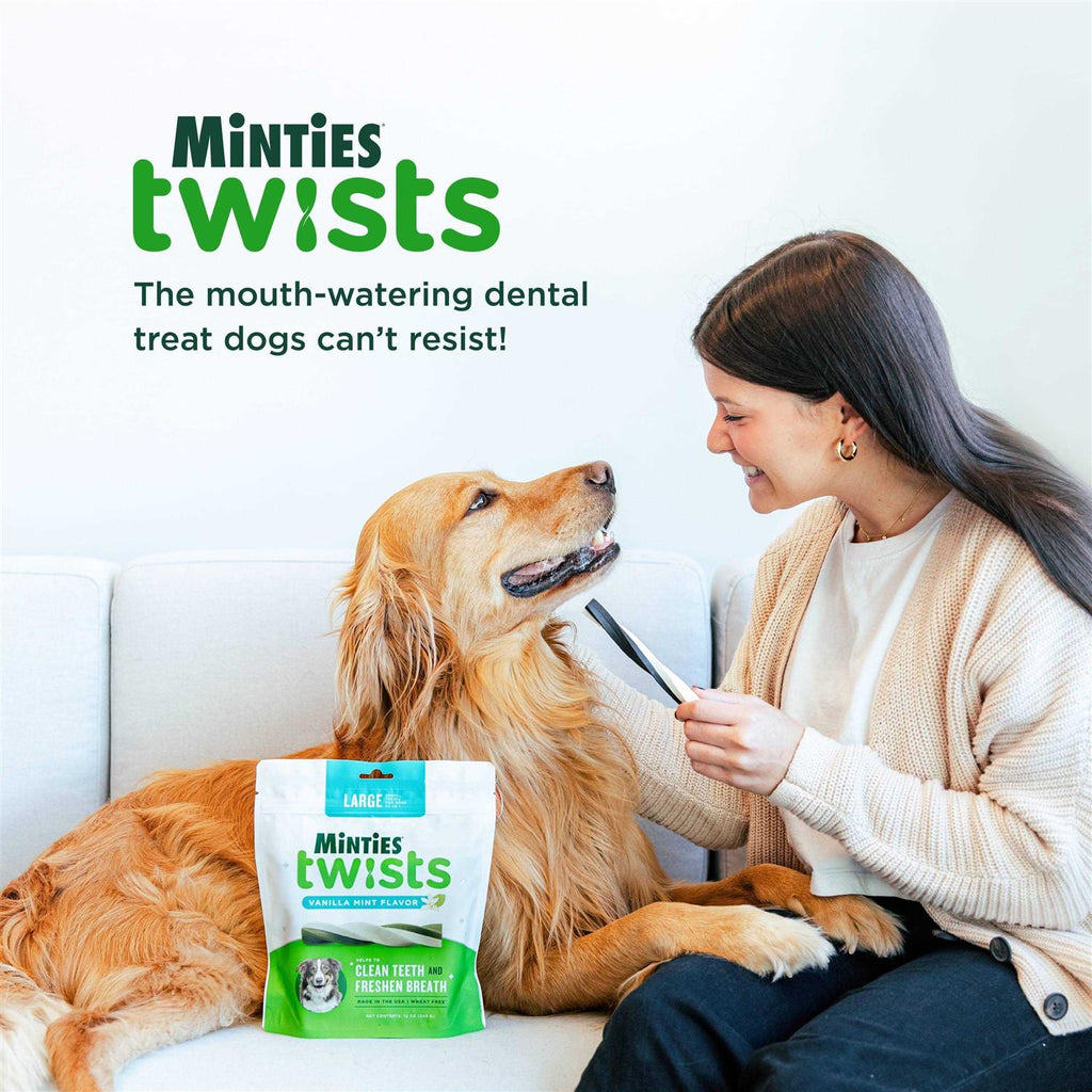 Minties Twists Dental Treats for Dogs L15356