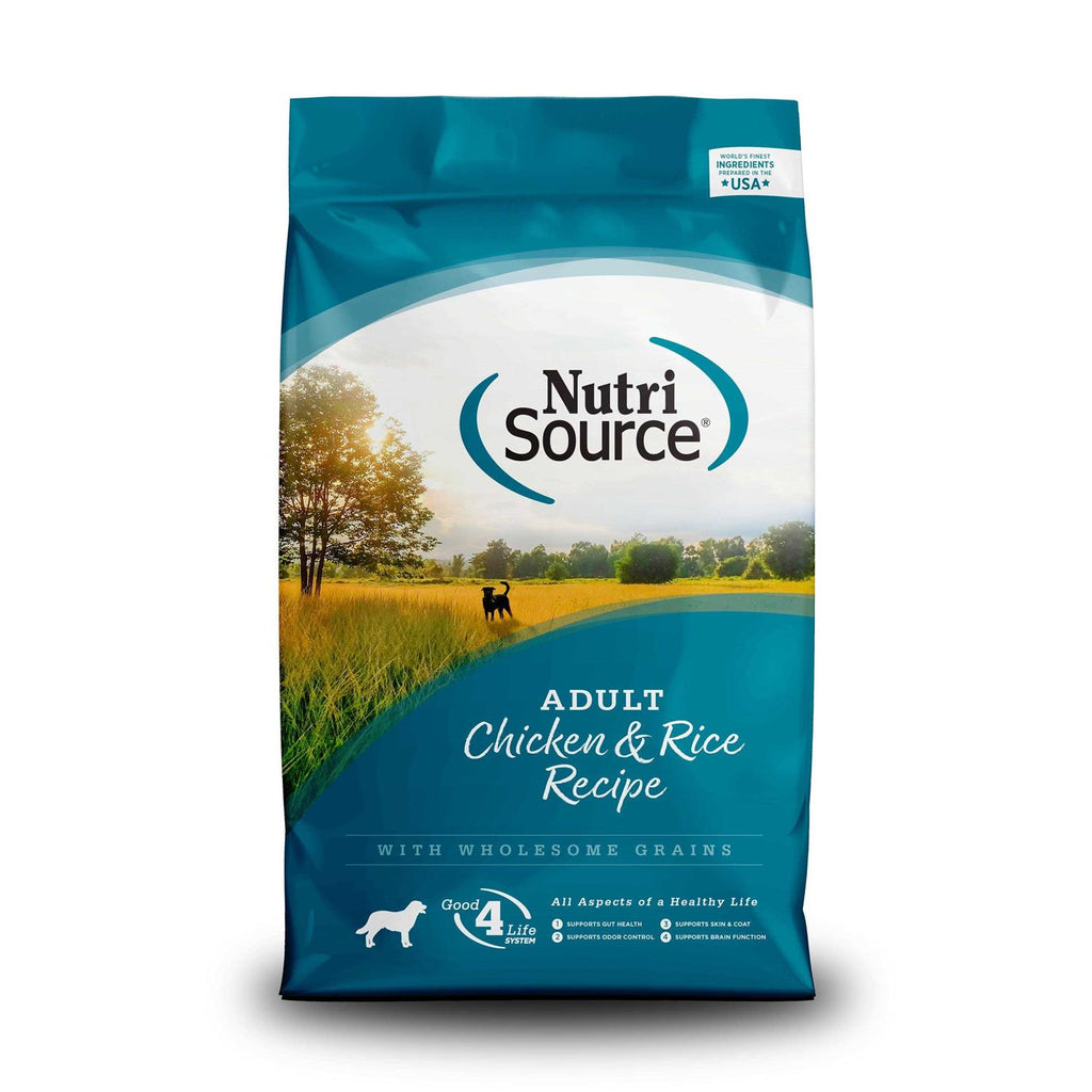 NutriSource Adult Chicken Rice Dry Dog Food - Pet Supplies online store
