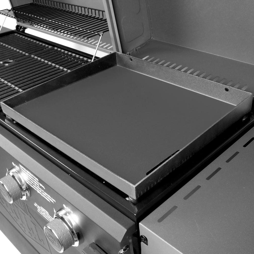 5 Burner Propane Gas Grill and Griddle, Black R371540