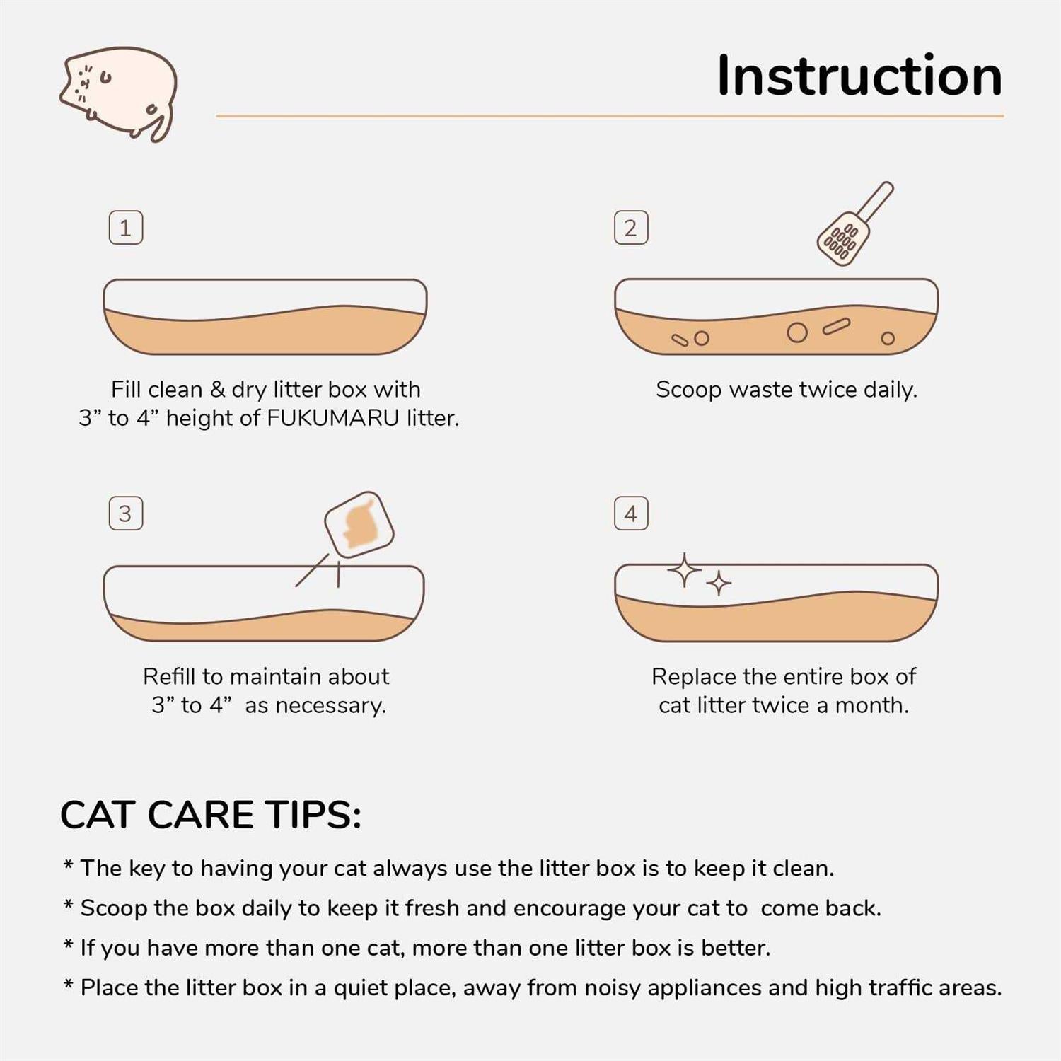Tofu Cat Litter Clumping, Dust Free Unscented Flushable, Lightweight Low Tracking B15738