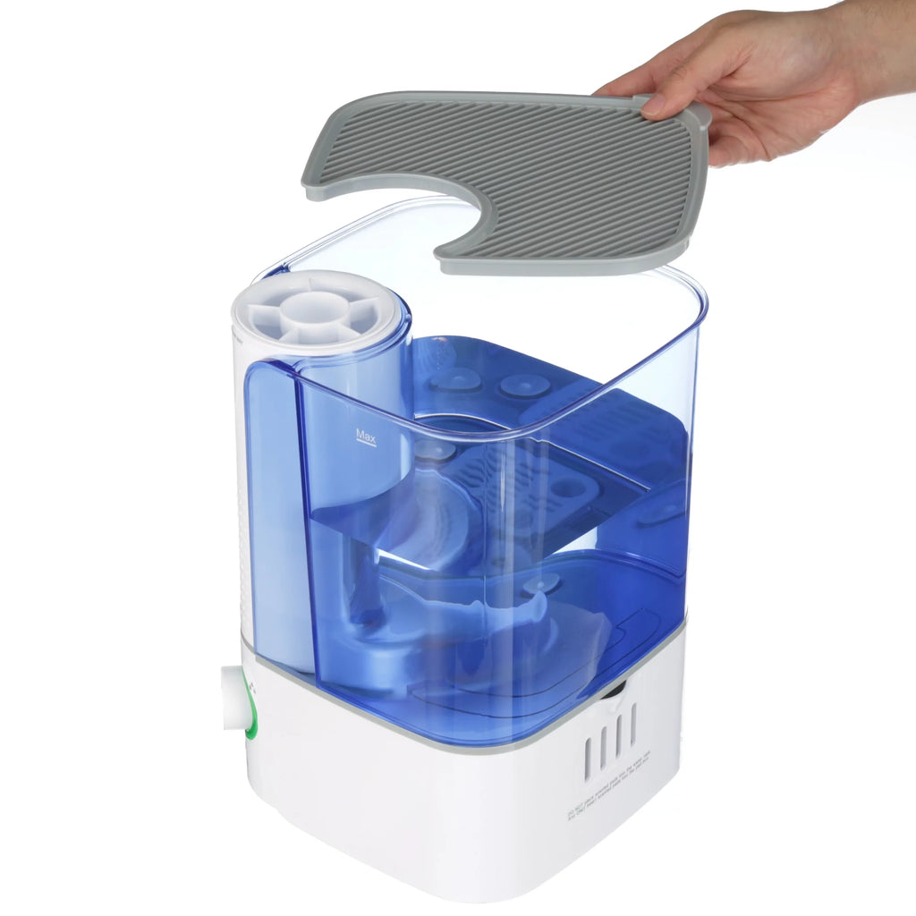 Warm Mist Humidifier, Filter Free, Top Fill, 1.3 Gallon B991565