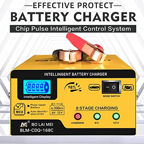 15A Smart Car Battery Charger Maintainer with Pulse Repair J84476
