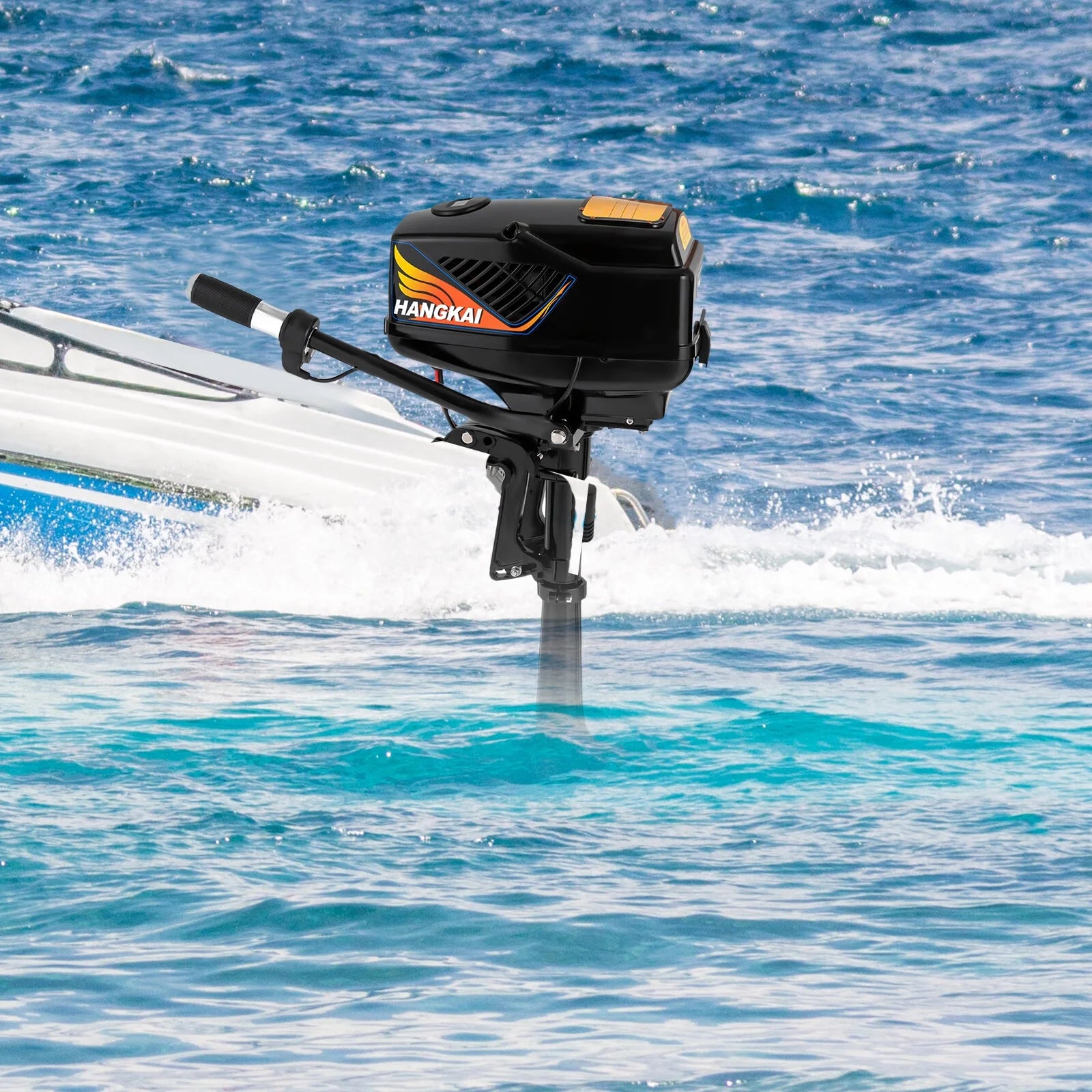 48V 1200W Electric Outboard Motor for Fishing Boat with 3-Blade Propeller K141865