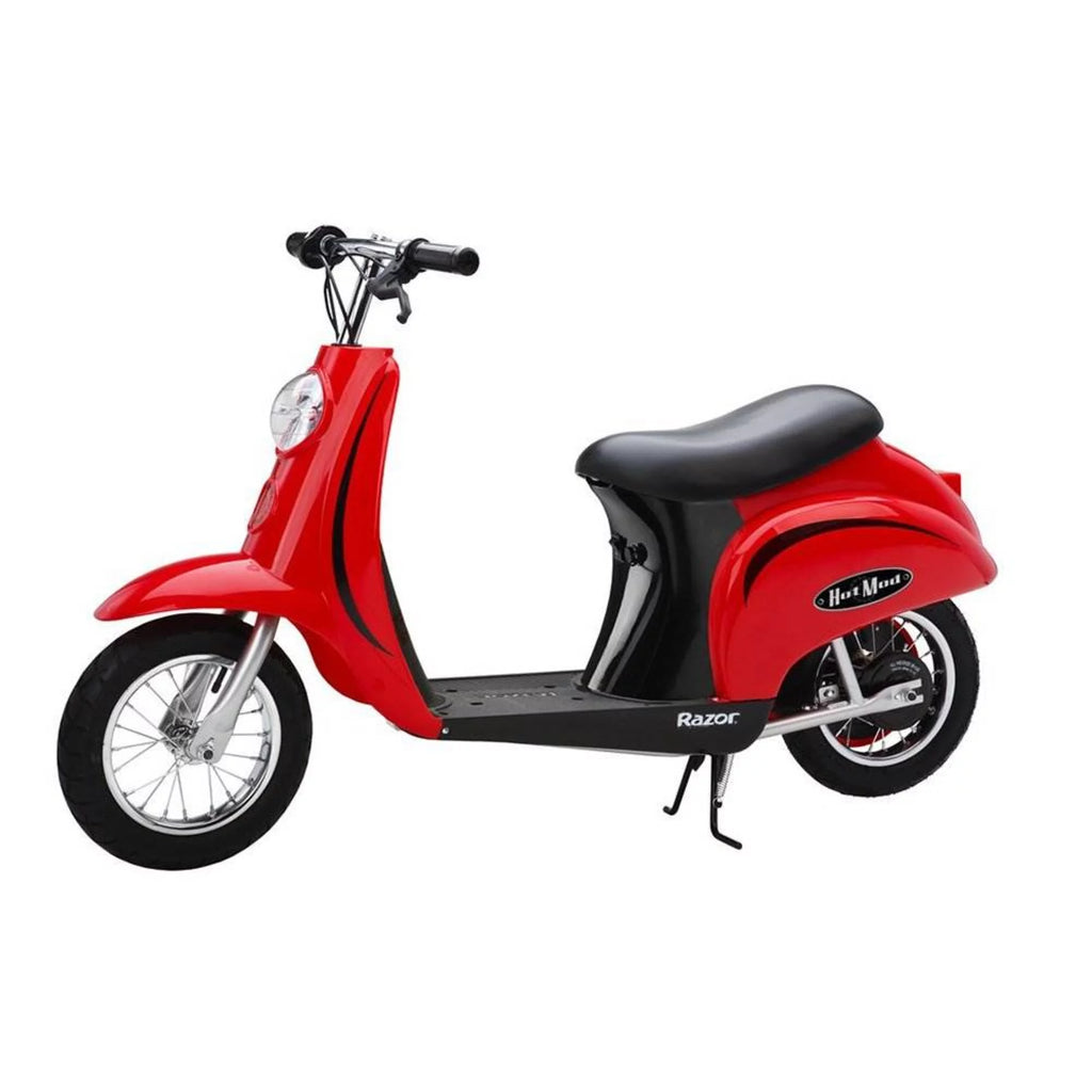 Miniature Euro 24V Electric Retro Scooters, Blue & Red Z77858