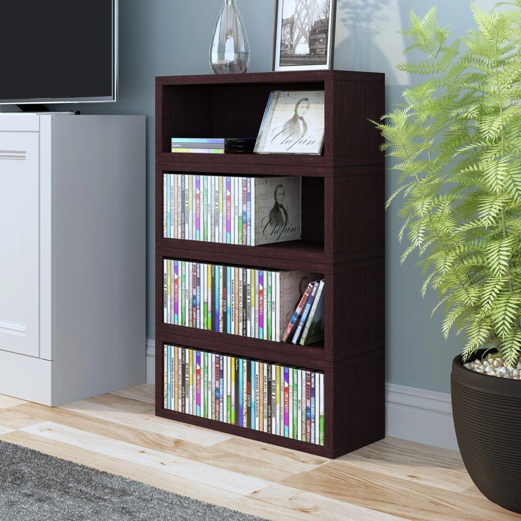 Stackable Media Storage CD Rack, Holds 40 CDs D648790