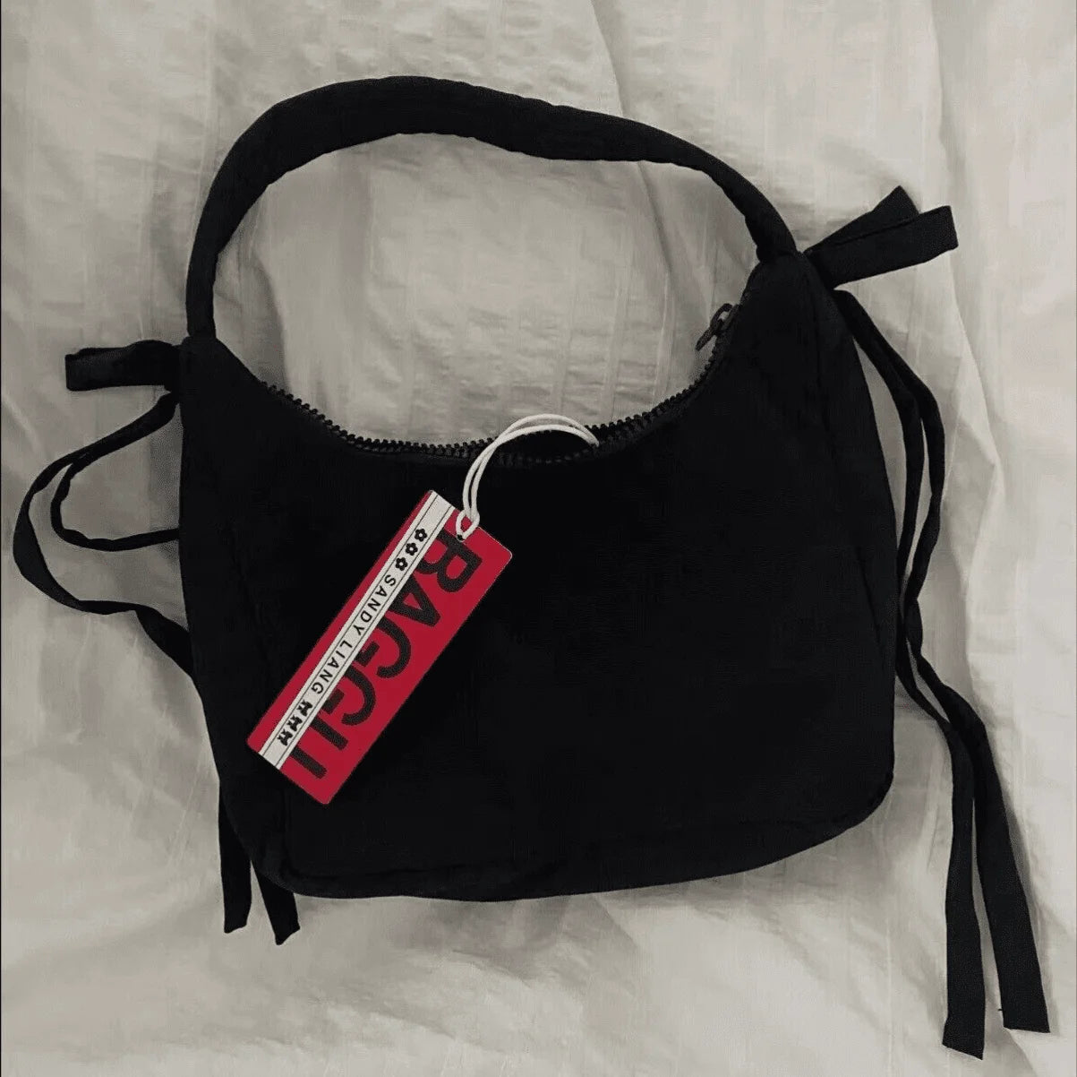 Mini Bow Nylon Handbag D453043