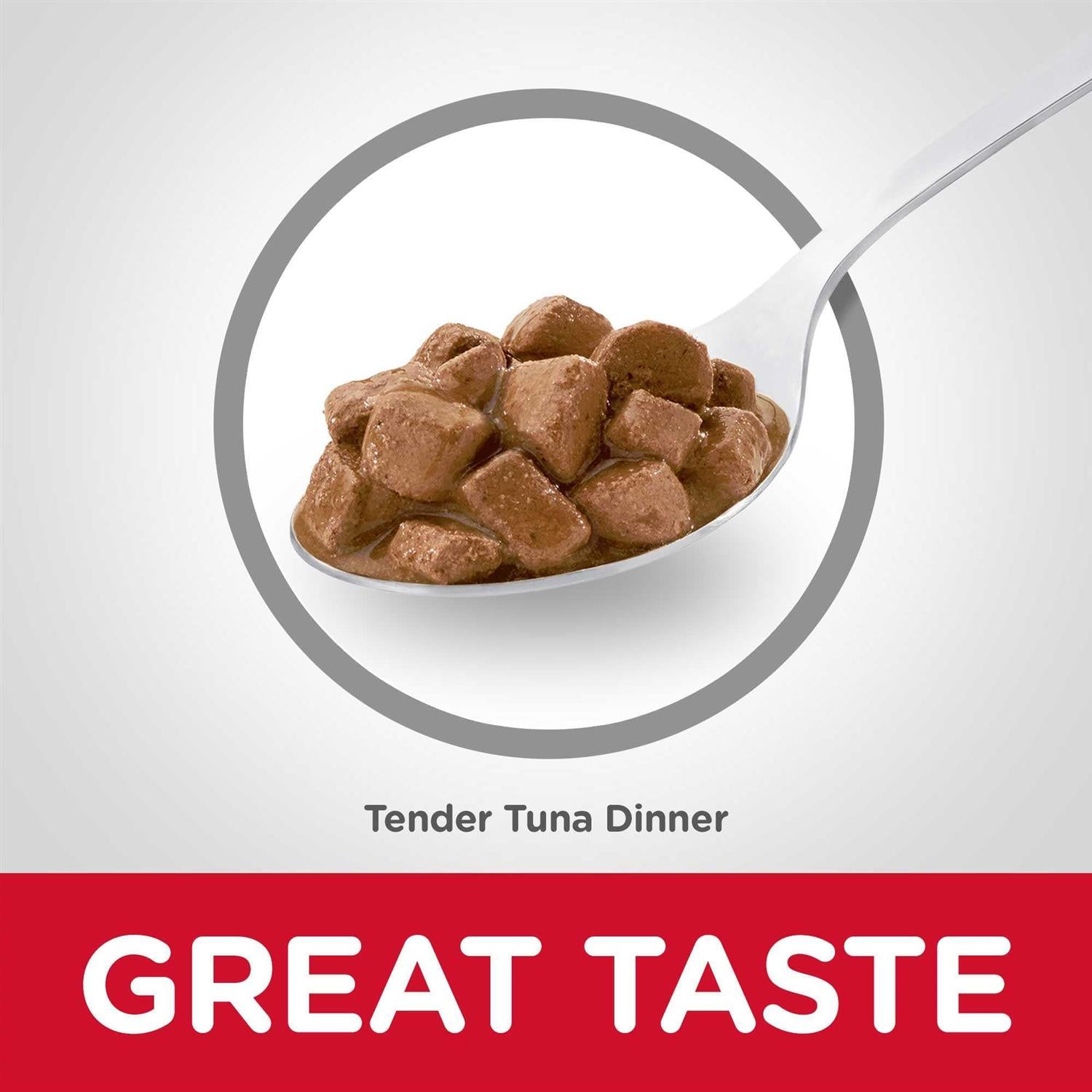 Adult 7+ Tender Tuna Dinner Cat Food A7972
