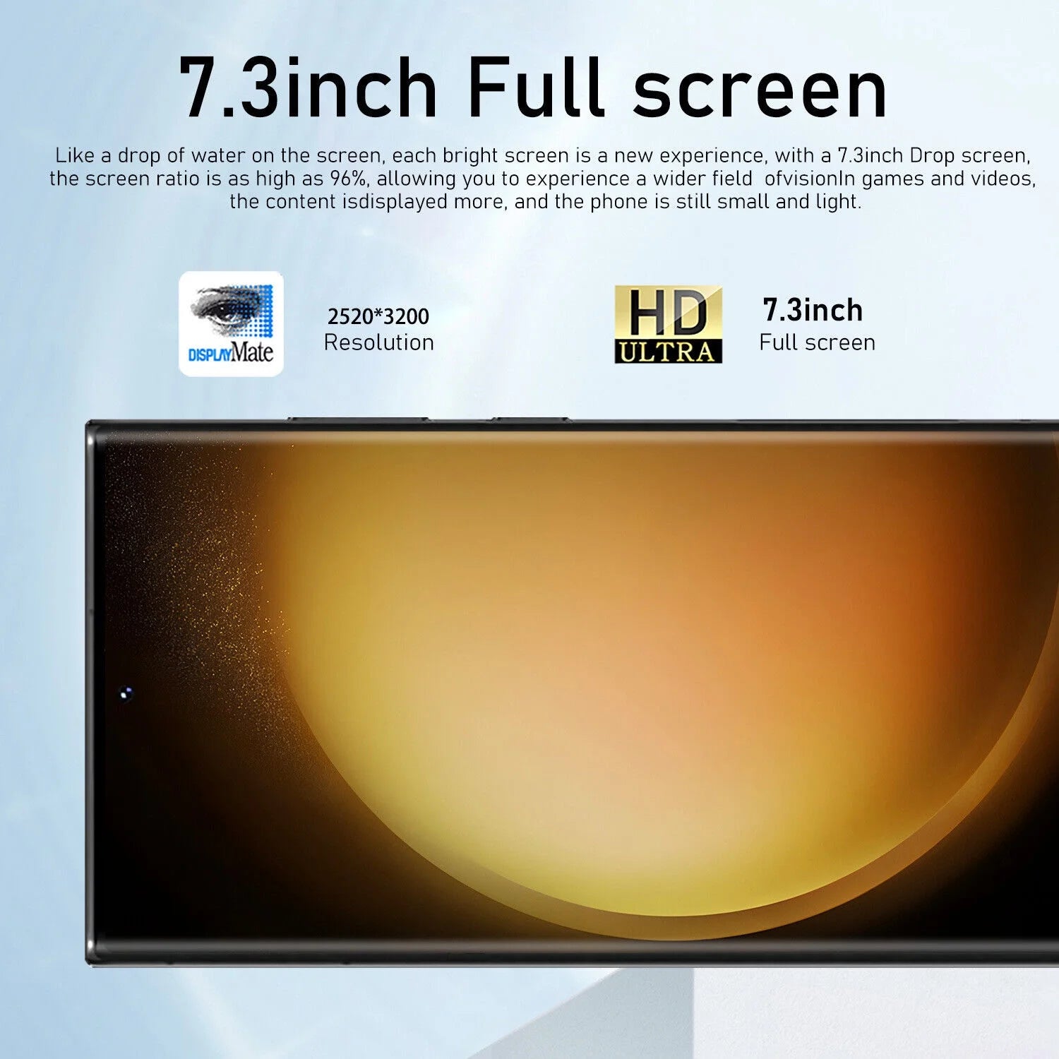 7.3" Smartphone 3GB+64GB Unlocked Android 13 U3079