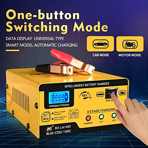15A Smart Car Battery Charger Maintainer with Pulse Repair J84476