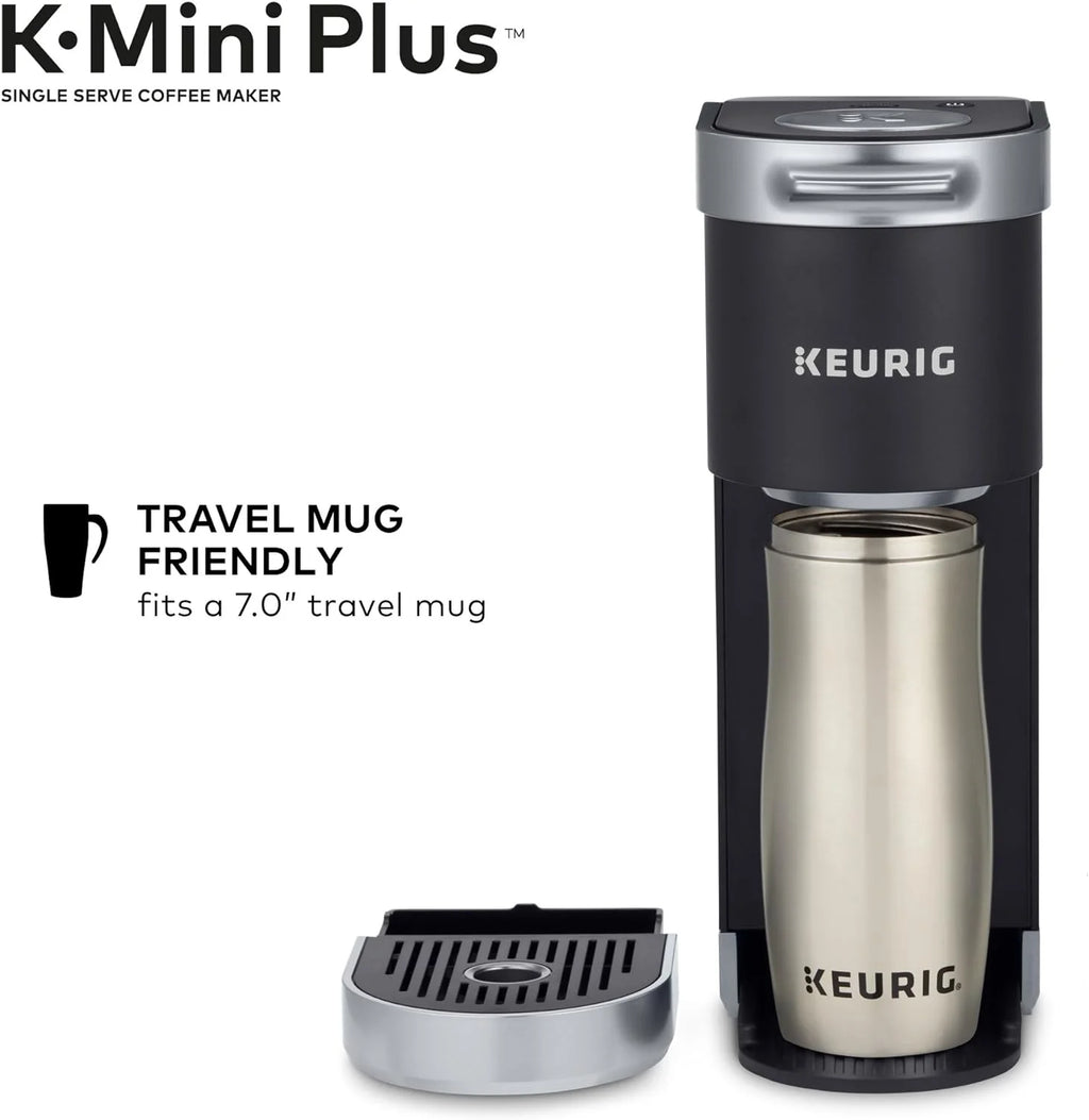 Single Serve Coffee Maker with 6-12 oz Brew Sizes, Black E9314