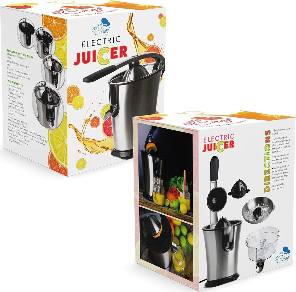 Electric Citrus Juicer with Anti-Drip Press, 300W E499863
