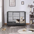 Yaheetech Wheels &amp; Litter Pans Dog Crate - Pet Supplies online store