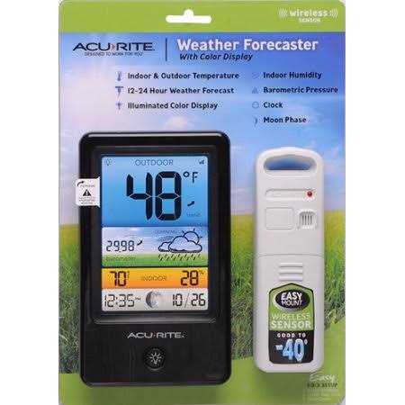 Wireless Color Forecaster with Temperature and Humidity Y583
