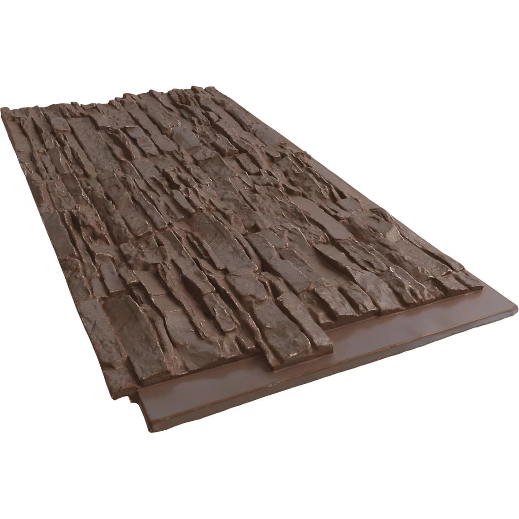 Stacked Stone Faux Siding Panel, Autumn Bronze B5888