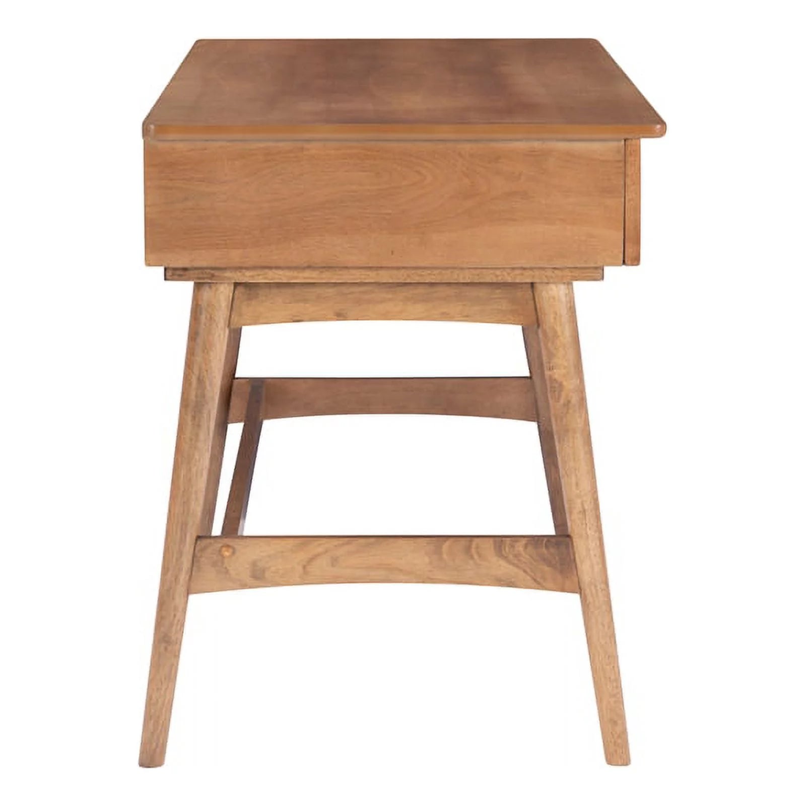 Rattan Wood Desk with Drawers K656