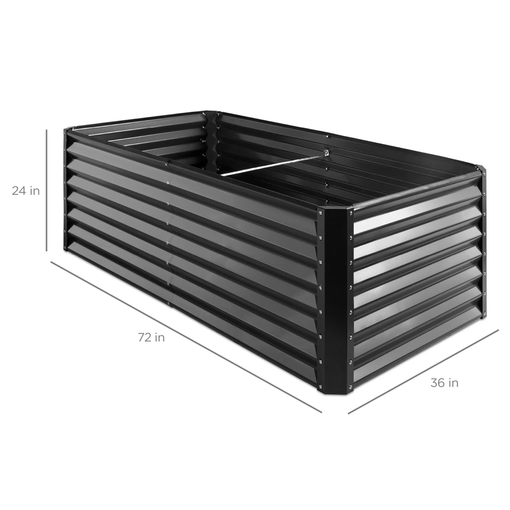 Outdoor Metal Raised Garden Bed for Vegetables, Flowers, Herbs X14270