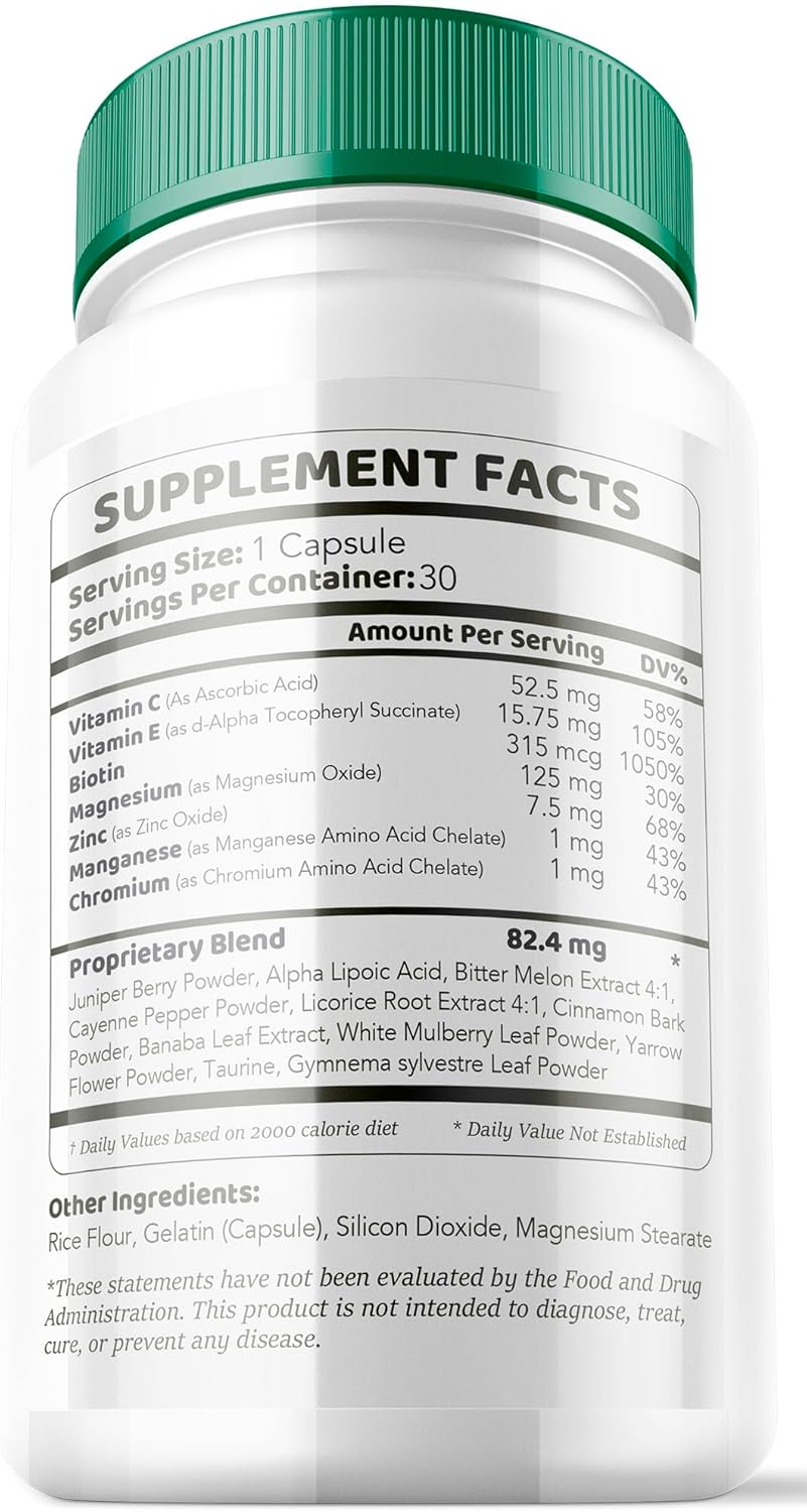 Gluco 6 Blood Support Capsules, 90 Count Z537983