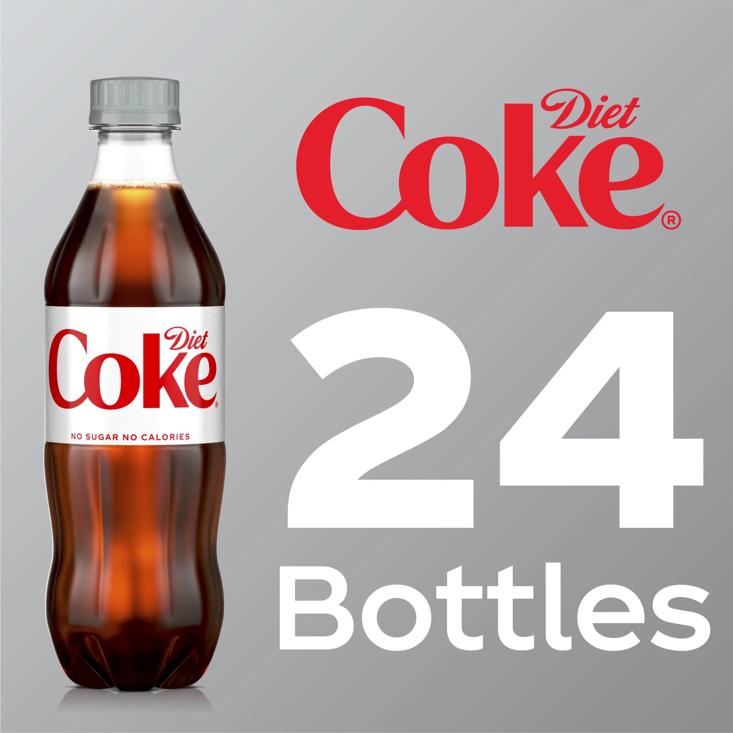 Diet Soda Soft Drink, 16.9 fl oz, 24 Pack R76243