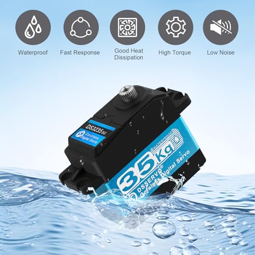 Waterproof Metal Gear Digital Servo 25T for RC Robot DIY F455605
