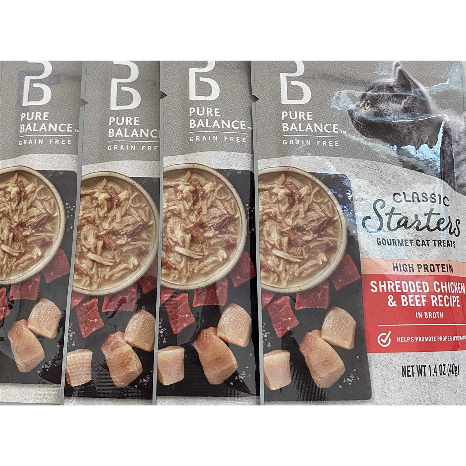 Shredded Chicken & Beef Broth Cat Treats H52390