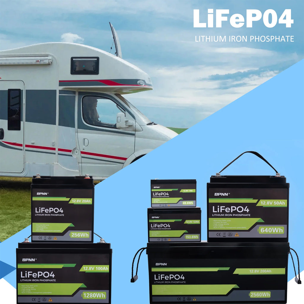 12V 100Ah LiFePO4 Battery for RV Solar Home Backup Q201178