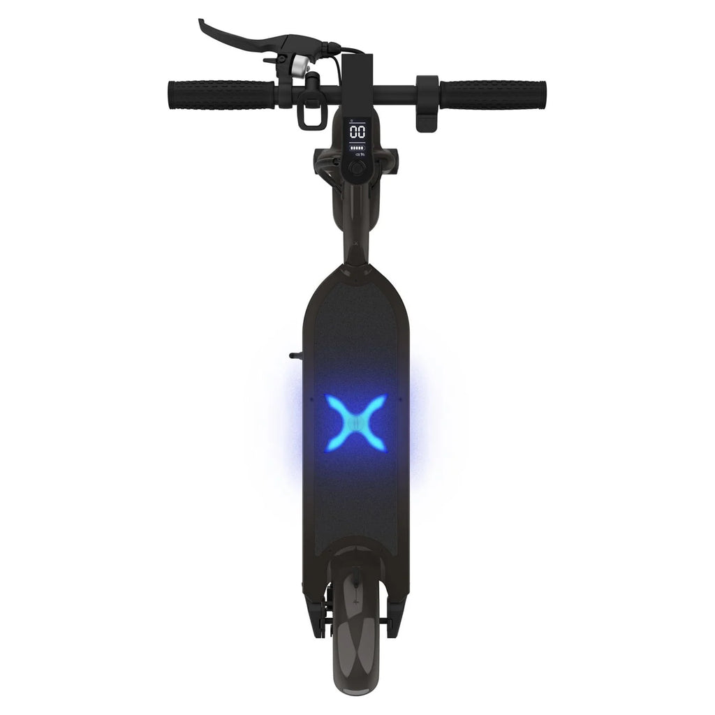 Electric Scooter, 18 mph Speed, 264 lb Max Weight, Black L100