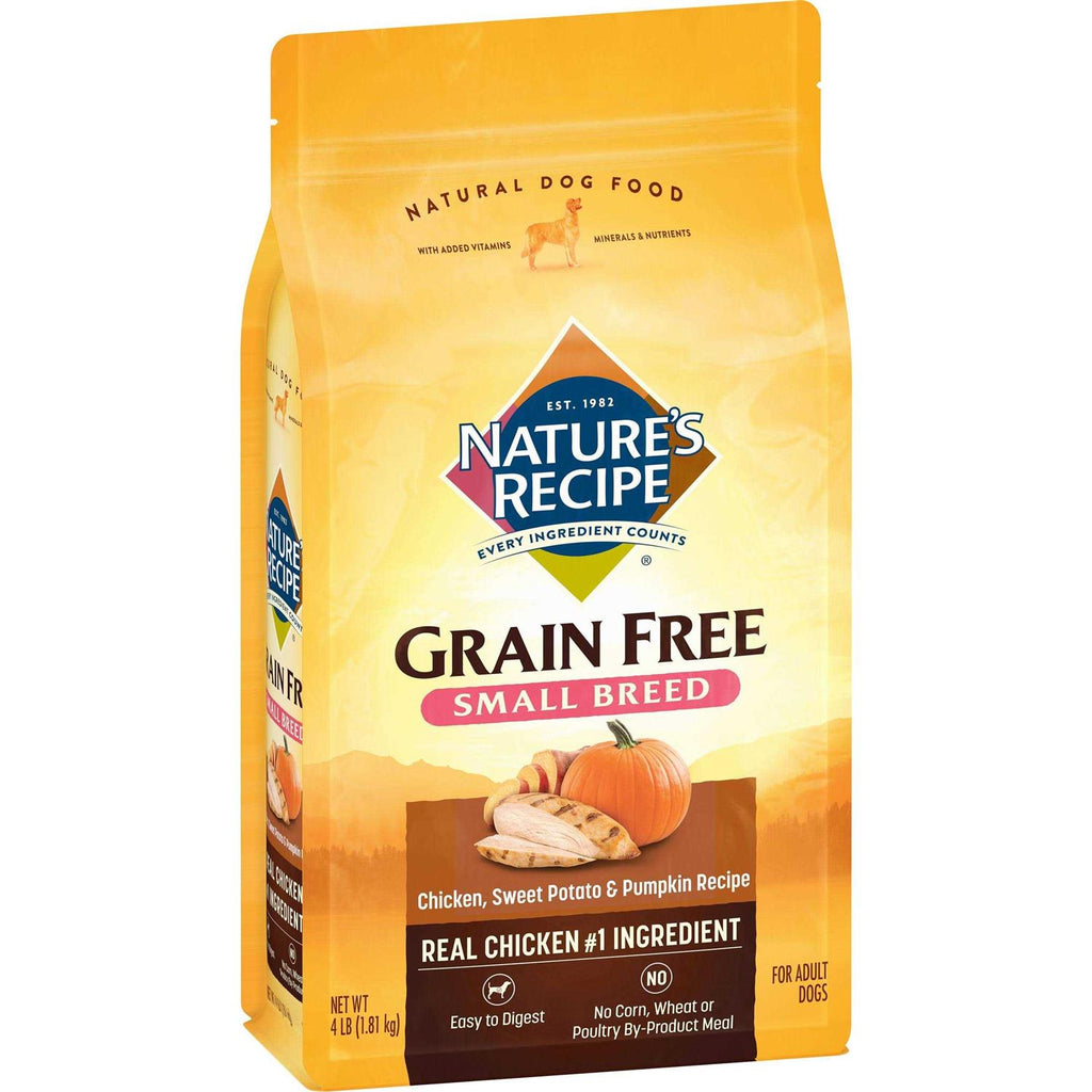 Nature's Recipe Grain Free Chicken Sweet Potato &amp; Pumpkin Small Breed Dry Dog Food - Pet Supplies online store
