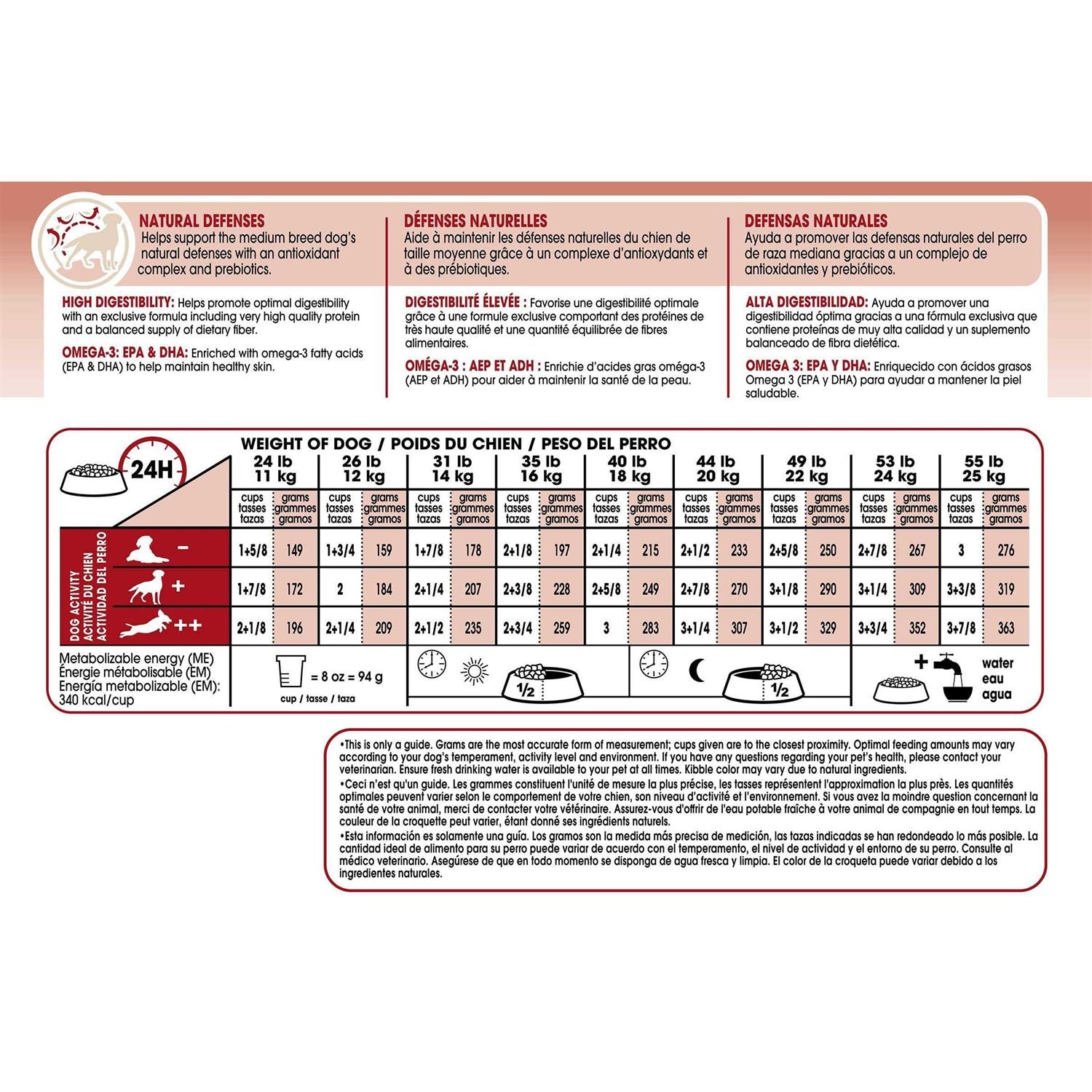 Medium Adult Dry Dog Food Y159684