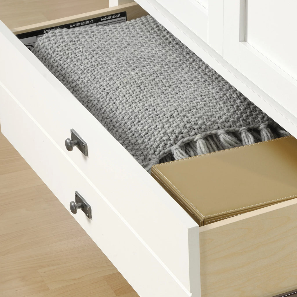 Soft White Armoire B55246