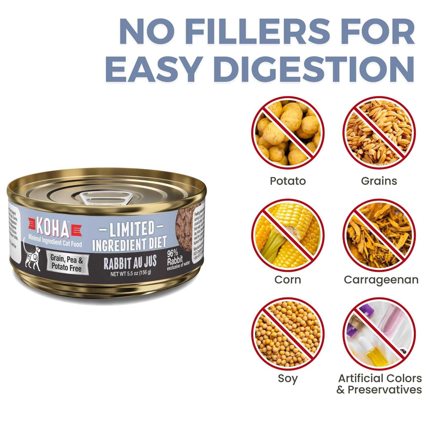Rabbit Pate Wet Cat Food for Sensitive Stomachs Q818880