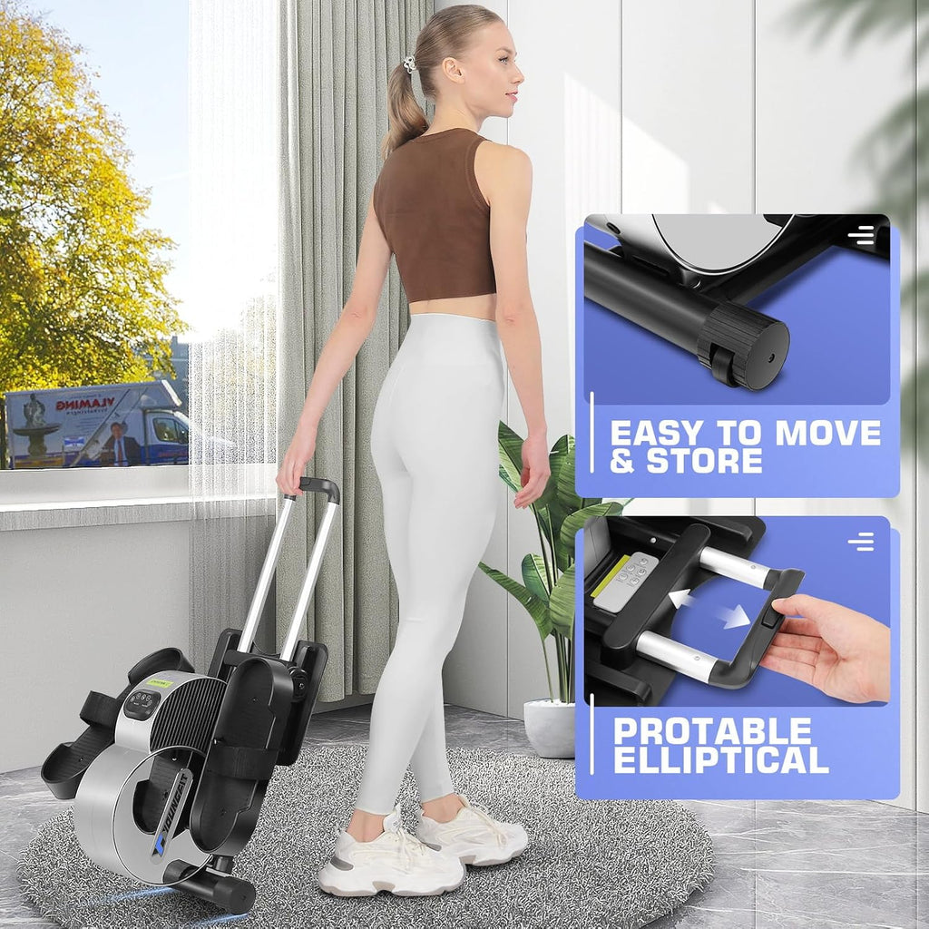 Under Desk Elliptical with Fitness App and LCD Display L1121